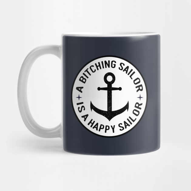 Black Anchor Bitching Sailor by HighBrowDesigns
